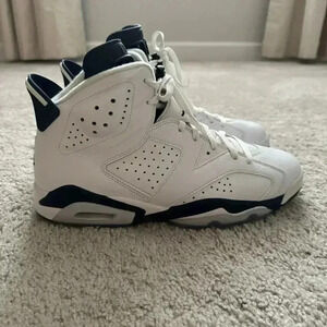 AIR JORDAN 6 RETRO MIDNIGHT NAVY SZ12 DS 100% AUTHENTIC